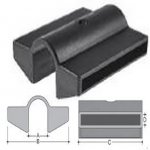 Giunti porta aste letti doppi in 8X71 nero Giunti porta aste letti doppi in 8X71 nero