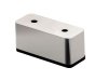 Foot color printed h-35 60x25 bottom 2 screws Ø5 chromed