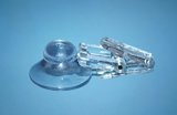 Suction Ø 30 - colorless plastic clip - clear
