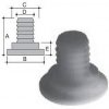 Metal support leg hole Nylon Ø 5 in neutral PA Ø  10mm