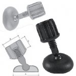 Adjust. tilt glide Ø80 for desk with hexagon thread CH17 for tub Adjust. tilt glide Ø80 for desk with hexagon thread CH17 for tub