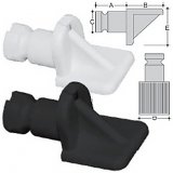 Shelf support in PP brown