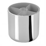 Foot color printed Ø45 h-45 below 1 screw M8 special chromed