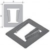 Chrome FE plate for cloth hanger