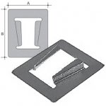 Chrome FE plate for cloth hanger
