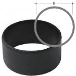 Anello per appendiabiti in nero Ø50 Anello per appendiabiti in nero Ø50