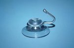 Suction Ø 30, clear metal hook Suction Ø 30, clear metal hook