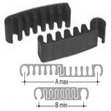 Clips for tube Ø 18 - 20 in PP black
