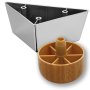 Plastic-Feet-Wood-Design & Crome