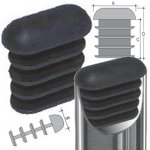 Oval cover cap for oval tube 32X15