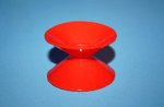 Suction cup double / PVC / red / 37 Suction cup double / PVC / red / 37