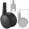Twin-castor Ø 35 with pin