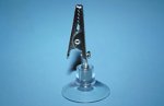 Suction Ø 30 axially plugged crocodile clip Suction Ø 30 axially plugged crocodile clip
