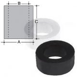 Spacers-Tube in PE 10X4X20 white