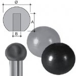 Closer ball in PVC 10X3 black