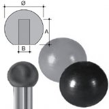 Closer ball in PVC 10X5 COL.