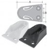 Holder shelf for wardrobe pipe in PS white