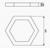 RONDELLA IN NYLON 6, M50X1.5 NERO