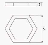 RONDELLA IN NYLON 6, M16X1.5 NERO