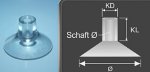Suctioncup-crosshole /transp./30/11 /4 Suctioncup-crosshole /transp./30/11 /4