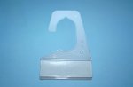 Hooks 90x50 adhesive strip/bendable, natural PP Hooks 90x50 adhesive strip/bendable, natural PP