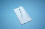 Adhesive hook 38 high x 20 wide, white/self-adhesive Adhesive hook 38 high x 20 wide, white/self-adhesive