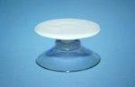 Suction cup adhesive surface / PVC /transp. / 38/38