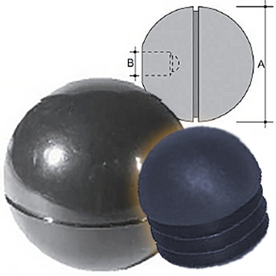 Pomoli sferici filettati in ABS Ø 20 filettati 4MA - Clicca l'immagine per chiudere