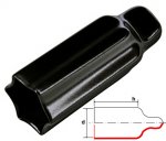 PVC PULL TAB BLACK DIAM. 11.9 HIGH PVC PULL TAB BLACK DIAM. 11.9 HIGH