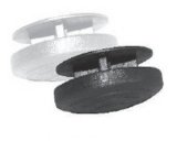 Inserts with one ribbs in PE Ø 25 black