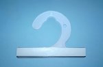 Plastik hooks adhesive strip - 65 long Plastik hooks adhesive strip - 65 long