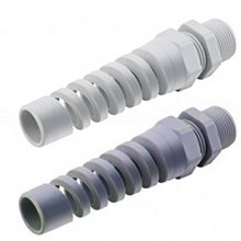 CABLE GLANDS-NYLON 6, PG21 GREY, THREAD 10 MM/13-18 MM