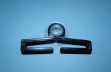 Suction cup 30 colorless and plastic handle 70 wide / black