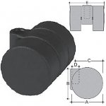 Doppia ruota Ø 36 “large” per cassettiera F8 nero Doppia ruota Ø 36 “large” per cassettiera F8 nero