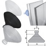 Ventose con sfera in PVC 20X6 bianco Ventose con sfera in PVC 20X6 bianco