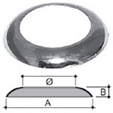Metal ring for round inserts 8 X 18 / 7-8 X 18