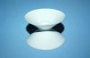 Suction cup double / PVC / white / 37