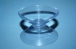 Suction cup double / PVC /transp. / 50 Suction cup double / PVC /transp. / 50