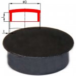 Tappo tondo ABS nero per tubo 10x1 mm