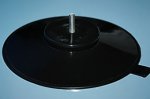 Suction cup PVC black 130 M6 V2A 16/6