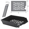 Stackable document tray, black