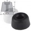 Cone buffer in PVC 22H13,5 black