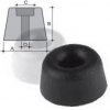 Cone buffer in PVC 25H10 black