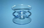 Suction cup double / PVC /transp. / 37 Suction cup double / PVC /transp. / 37