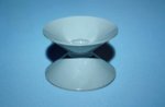 Suction cup double / PVC / gray / 37 Suction cup double / PVC / gray / 37