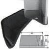 Angle insert protector in PE 27X27 black