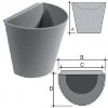Umbrella-trayer in PP