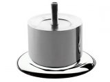 Foot color printed O61 base Ø90 h-70 M8x30 chrome